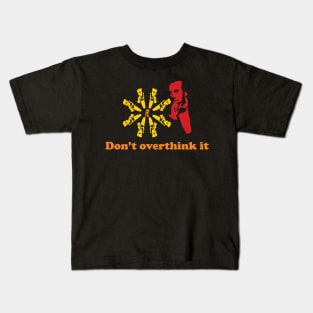 Don't Overthink It - Abraham Lincoln Pop Art Kids T-Shirt